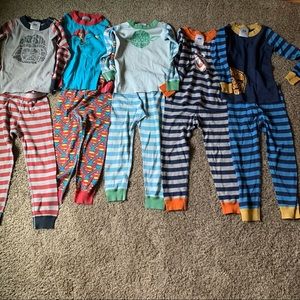 GUC Hanna Andersson pajamas 100, 4T, LOT of 6